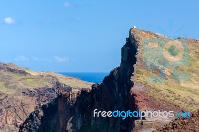 St Lawrence, Madeira/portugal - April 12 : A Small Chapel On A H… Stock Photo