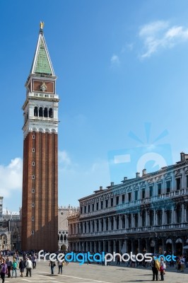 St Mark's Campanile Stock Photo