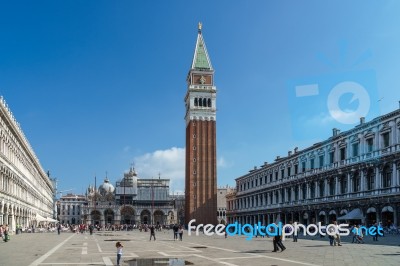 St Mark's Campanile Stock Photo