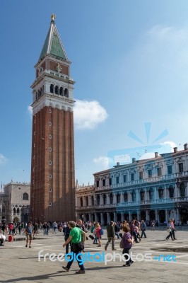 St Mark's Campanile Stock Photo