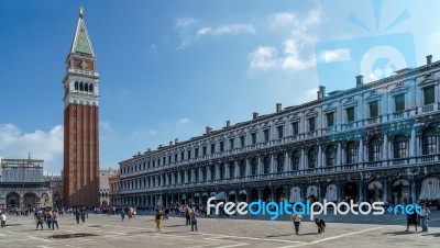 St Mark's Campanile Stock Photo