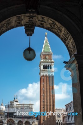 St Mark's Campanile Stock Photo