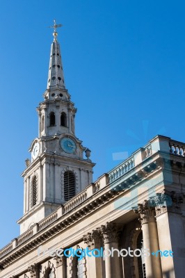 St Martin-in-the-fields Church  Trafalgar Square Stock Photo