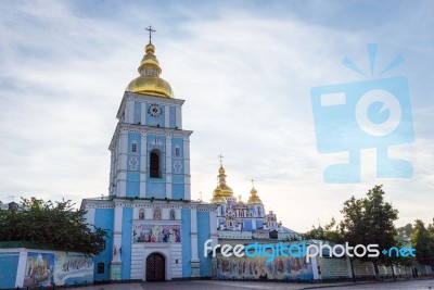 St. Michael Cathedral In Kiev, Ukraine Stock Photo