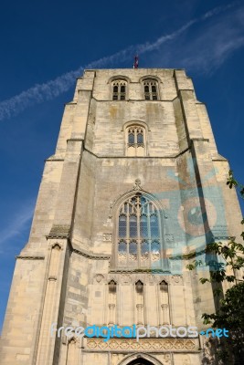 St Michael's Parish Church Bell Tower In Beccles Stock Photo