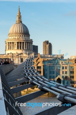 St Paul's Cathedral In London Stock Photo