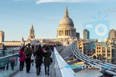 St Paul's Cathedral In London Stock Photo