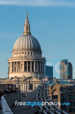 St Paul's Cathedral In London Stock Photo