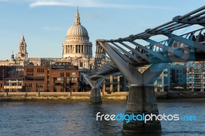 St Paul's Cathedral In London Stock Photo