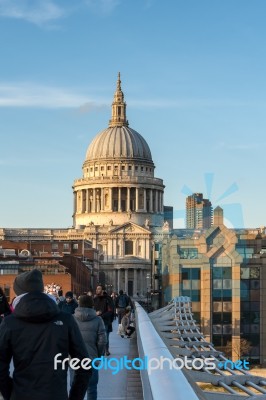 St Paul's Cathedral In London Stock Photo