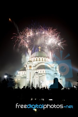 St. Sava Temple In Belgrade, Serbia Stock Photo