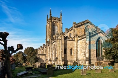 St Swithun's Church East Grinstead Stock Photo