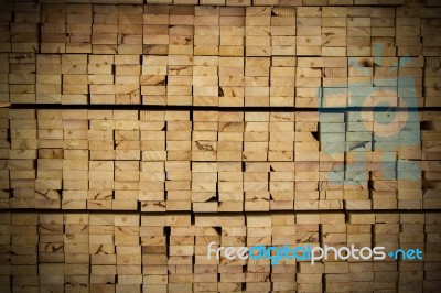 Stack Lumber Stock Photo