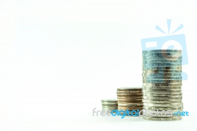 Stack Of Coins Stock Photo