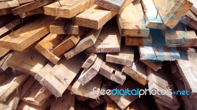 Stack Of Lumber Stock Photo