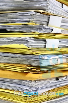 Stack Of Papers Stock Photo