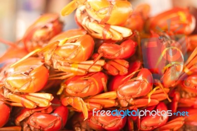 Stack Of Sea Crabs Stock Photo