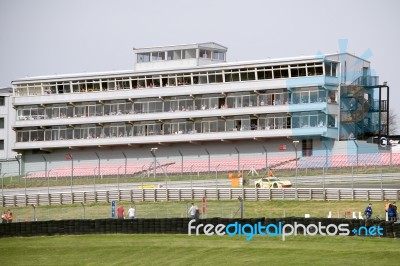 Stadium At Brands Hatch Racing Track Stock Photo