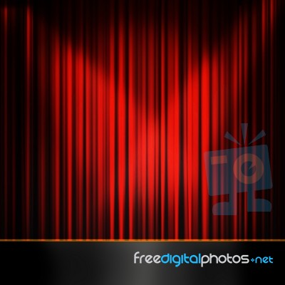 Stage Background Stock Image