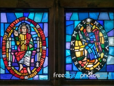 Stained Glass Windows By  Marguerite Douglas_thompson At Michelh… Stock Photo