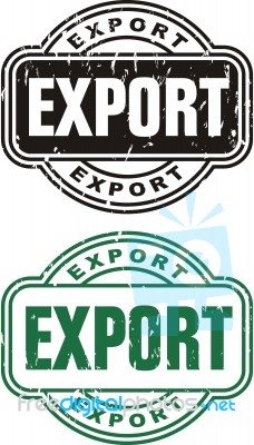 Stamp Export Stock Image