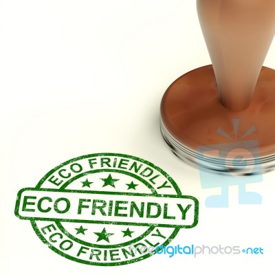 Stamp With Eco Friendly Word Stock Image