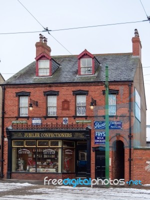 Stanley, County Durham/uk - January 20 : Old Shop At The North O… Stock Photo