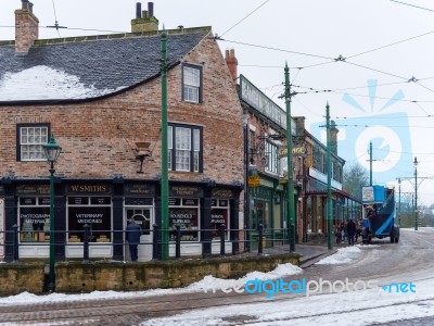 Stanley, County Durham/uk - January 20 : Old Shop At The North O… Stock Photo