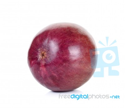 Star Apple Isolated On The White Background Stock Photo