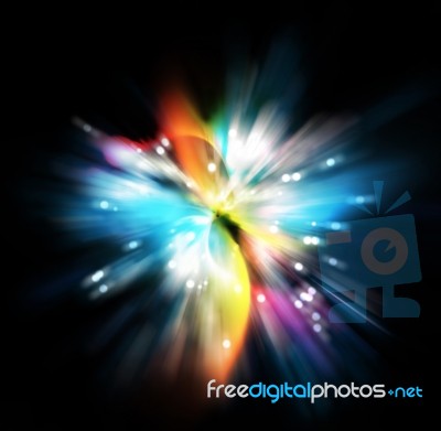 Star Burst Illustration Background Stock Image