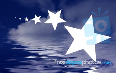 Star In The Ocean Stock Image