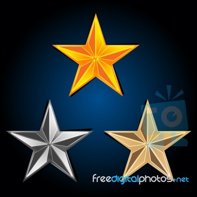 Stars Abstract Stock Image