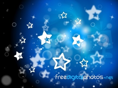 Stars Background Means Light Burst And Dazzling Stock Image