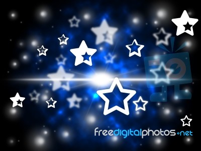 Stars Background Shows Astronomy And Night Sky
 Stock Image