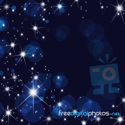 Stars Brust Background Stock Image