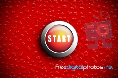 Start Button Stock Image