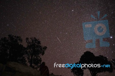 Stary Night Stock Photo