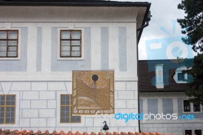 State Castle And Chateau Complex Of Cesky Krumlov Stock Photo