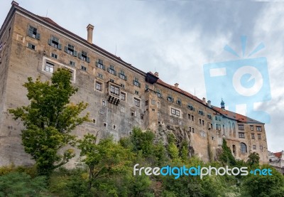 State Castle And Chateau Complex Of Cesky Krumlov Stock Photo