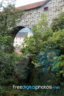 State Castle And Chateau Complex Of Cesky Krumlov Stock Photo