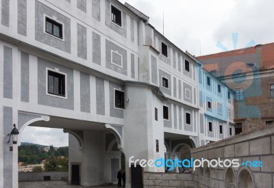 State Castle And Chateau Complex Of Cesky Krumlov Stock Photo