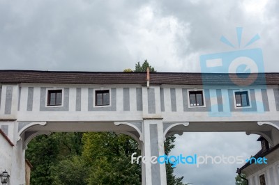 State Castle And Chateau Complex Of Cesky Krumlov Stock Photo