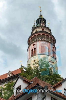 State Castle And Chateau Complex Of Cesky Krumlov Stock Photo