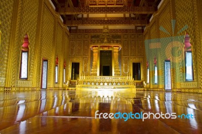 Stateroom In Grand Palace Stock Photo