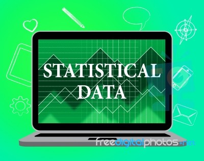 Statistical Data Shows Web Site And Analyse Stock Image