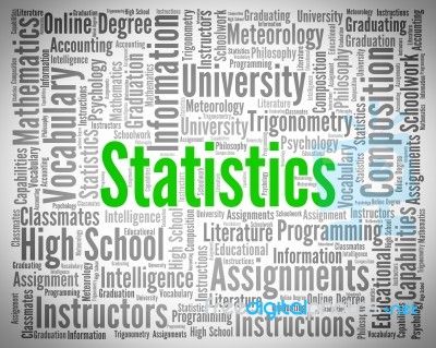 Statistics Work Represents Report Stats And Analyse Stock Image