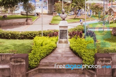 Statue Of Benito Juarez In San Jose, Costa Rica Stock Photo