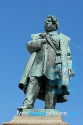 Statue Of Daniele Manin In Venice Stock Photo