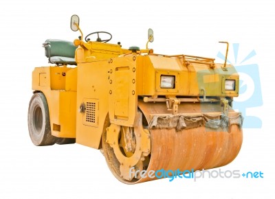 Steamroller Stock Photo