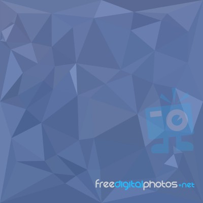 Steel Blue Abstract Low Polygon Background Stock Image